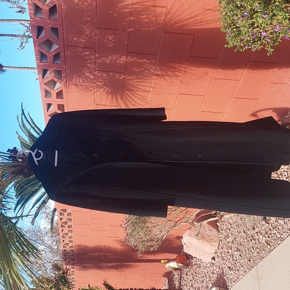 Dkny Jackets & Blazers - DKNY- TRENCH WRAP COAT-Size 10: Black